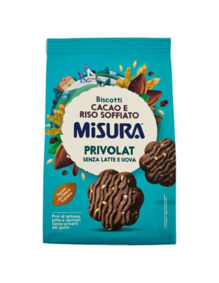 Misura Privolat Biscotti Cacao e Riso So | Nonna Market