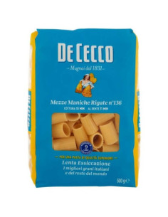 De Cecco Mezze Maniche Rigate N°136 Gr.5 | Nonna Market