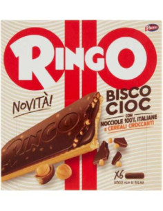 Pavesi Ringo Bisco Cioc Con Nocciole 100% Italiane 162g