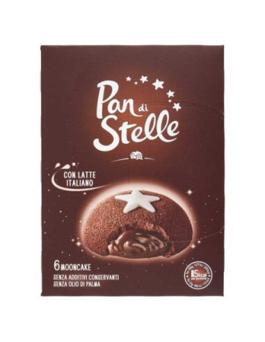 Mulino bianco pan di stelle mooncake tor tino al chocolate pz.6 gr.210 | Nonna Market