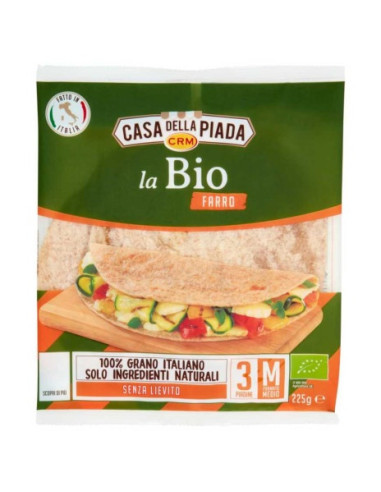 Casa della Piada Crm Piada Biologica al Farro Gr.200 | Nonna M...