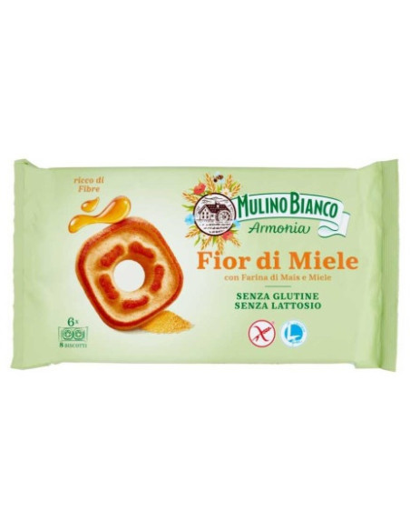 Mulino bianco biscuits armonia fior di m iele gluten-free and lattosio gr.250 | Nonna Market
