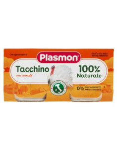 Plasmon Omogeneizzato Carne Tacchino Gr. colli Spagna 80X2 | N...