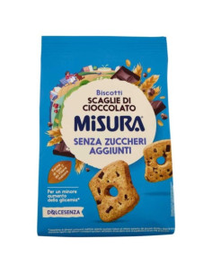 Misura Dolcesenza Biscotti con Scaglie d i Cioccolato Gr.290...