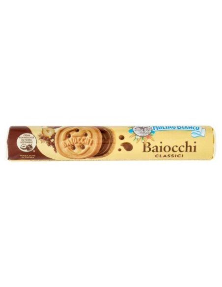 Mulino Bianco Baiocchi Biscotti con Crem a alla Nocciola Tubo...