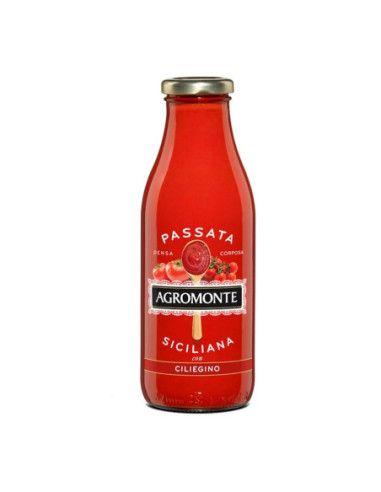 Agromonte Passata Siciliana con Pomodoro Ciliegino Gr.520 | No...