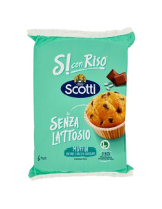 Riso Scotti Muffin con Riso e Gocce di C ioccolato Gr.252 | No...