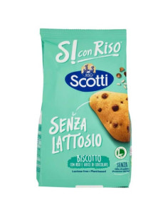 Riso Scotti Biscotti con Riso e Gocce di Cioccolato senza Latt...