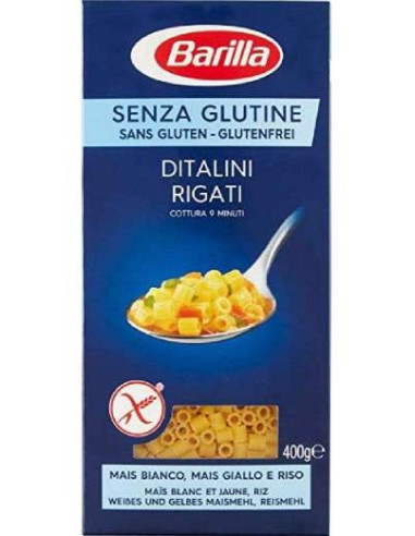 Barilla gluten-free ditalini rigati pack g 400 | Nonna Market