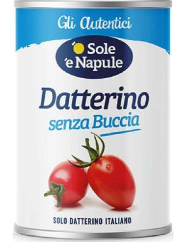 O sole and napule tomato ciliegino datterino senza buccia g 400 | Nonna Market