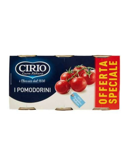 CIRIO TOMATES CHERRY CLUSTER 3 X 500 | Nonna Market