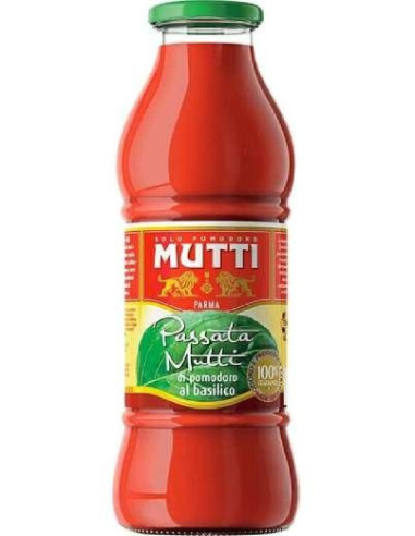 MUTTI TOMATE TRITURADO POMODORO CON BASILICO G 700 | Nonna Market