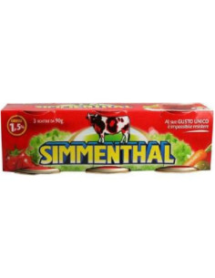 SIMMENTHAL CARNE COCIDA 3X90GR | Nonna Market