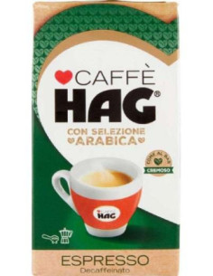 HAG DESCAFEINADO CAFÉ MACINATO ESPRESSO ARABICA G 250 | Nonna...