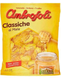 AMBROSOLI CLASSICHE AL MIELE CARAMELLE G 135 | Nonna Market