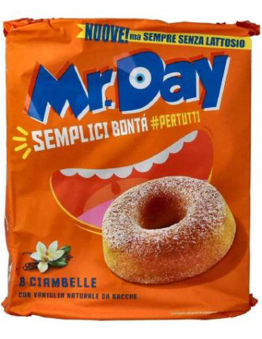Mr. Day Ciambella Vaniglia Senza Lattosio 320g