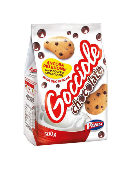 Pavesi Gocciole Cioccolato Biscotti con Gocce di Cioccolato Gr...