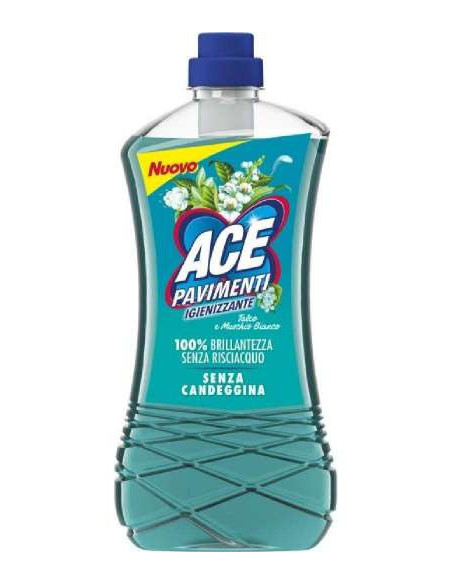 Ace Pavimenti Igienizzante Talco E Muschio Bianco 1L