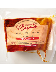 Compra Guanciale piccante 300 g en Nonna Market. Producto italiano seleccionado con envío desde España.