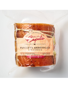 Compra Pancetta arrotolata con cotenna 300 g en Nonna Market. Producto italiano seleccionado con envío desde España.