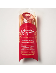 Compra Salame dei Nebrodi al peperoncino 200 g en Nonna Market. Producto italiano seleccionado con envío desde España.