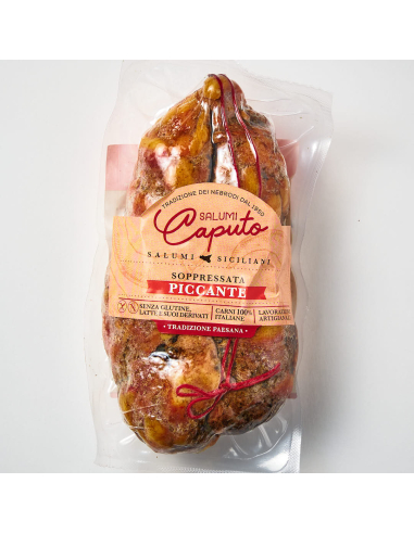 Compra Soppressata piccante 400 g en Nonna Market. Producto italiano seleccionado con envío desde España.