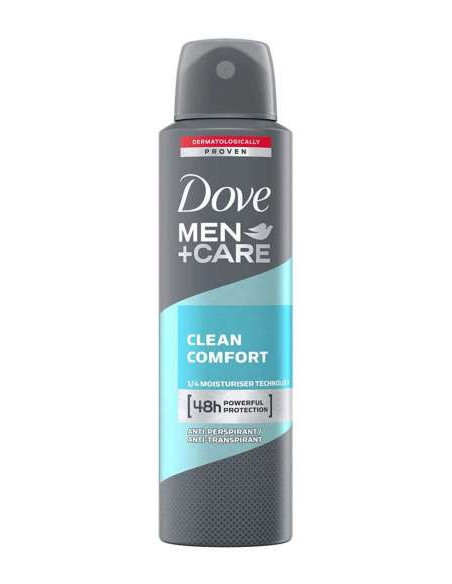 Dove Deo Spray Men Clean Comfort 150ml