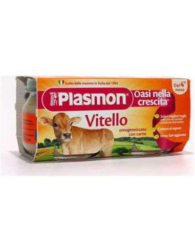 Plasmon Omogeneizzato Vitello 2X