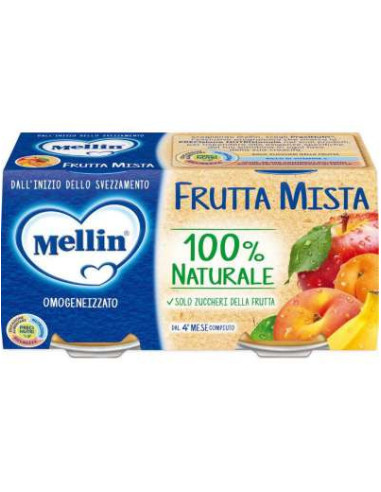 Mellin Omogeneizzato Frutta Mista 2X
