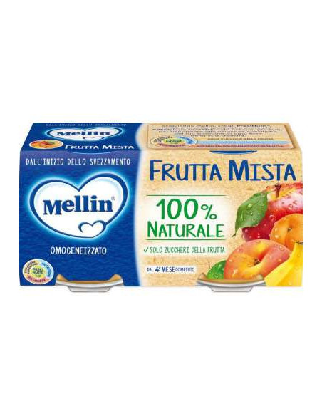 Mellin Omogeneizzato Frutta Mista 2X