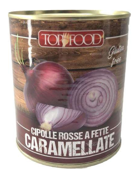 Top Food Cipolle Rosse A Fette Caramellate 800g