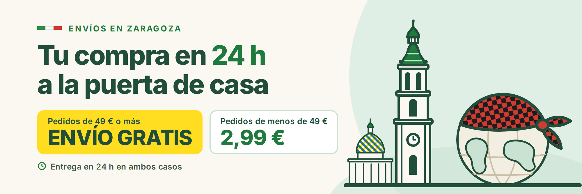Env&iacute;o Zaragoza Nonnamarket